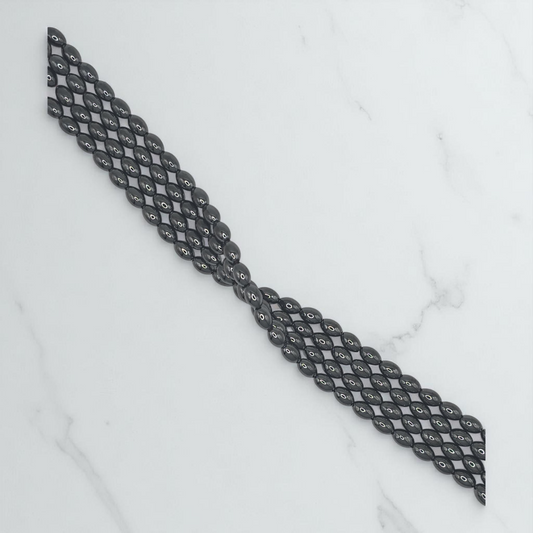 4x7mm Magnetic Hematite Rice/Oval Beads (strand)
